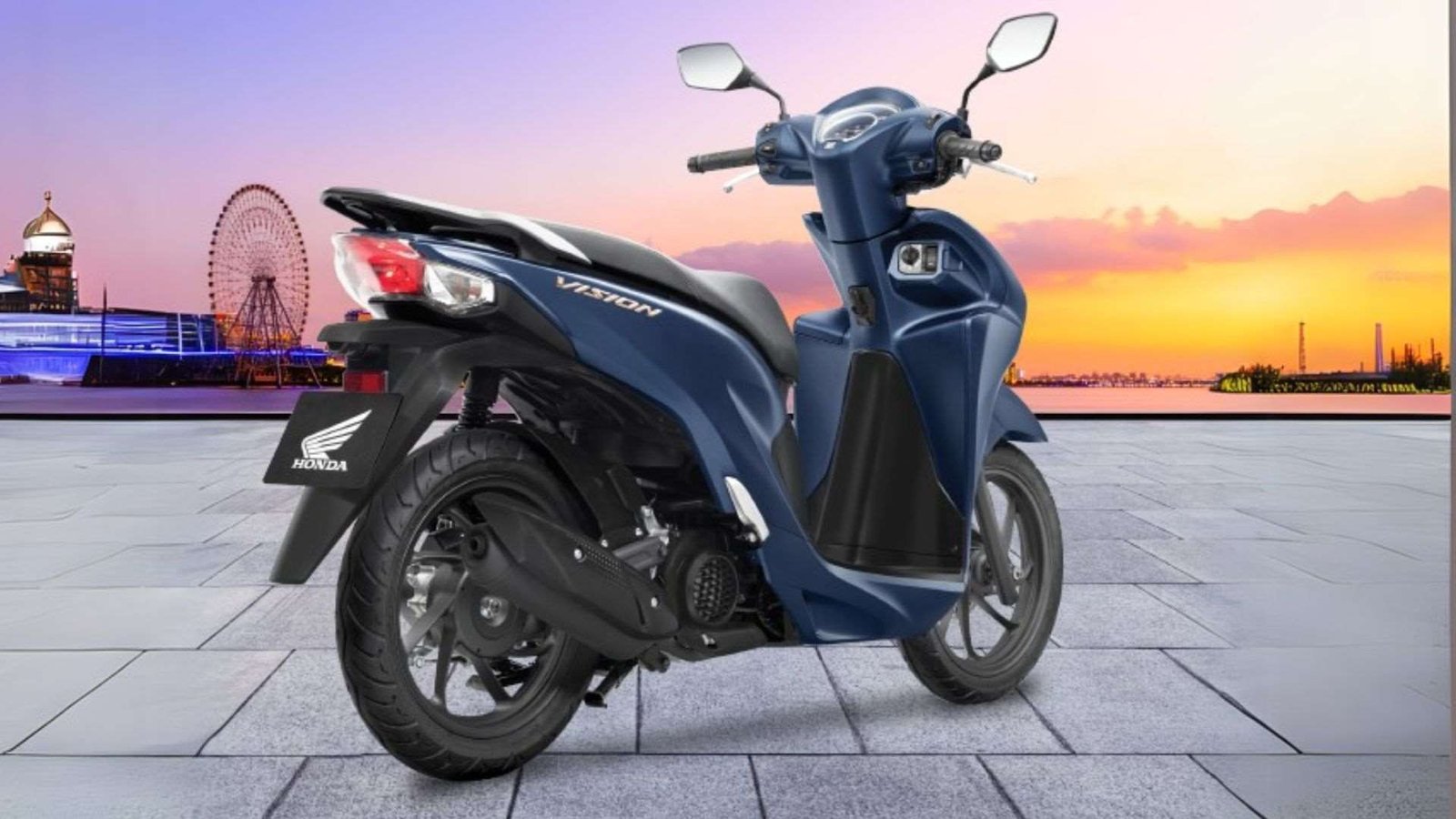 Hình ảnh cận cảnh thiết kế đèn pha LED của xe Vision đời mới