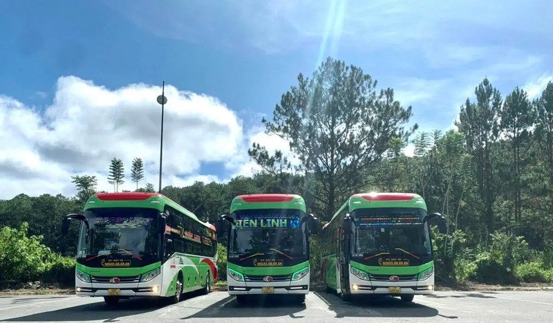 Hình ảnh chi nhánh văn phòng nhà xe tại một điểm trung chuyển lớn