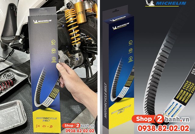 Hình ảnh chi tiết bộ phận dây curoa bên trong nồi xe tay ga