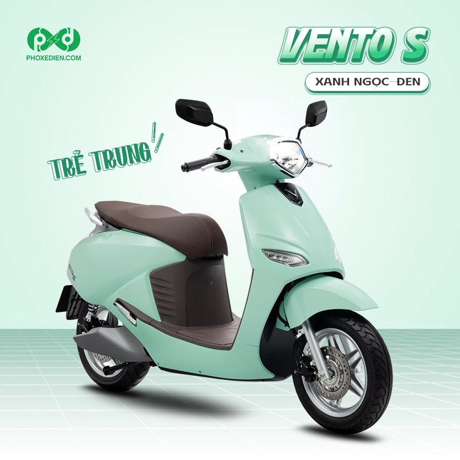 Hình ảnh chi tiết của Vinfast Vento S màu xanh ngọc