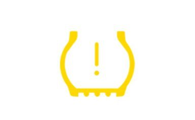 Hình ảnh chi tiết đèn cảnh báo áp suất lốp xe ô tô