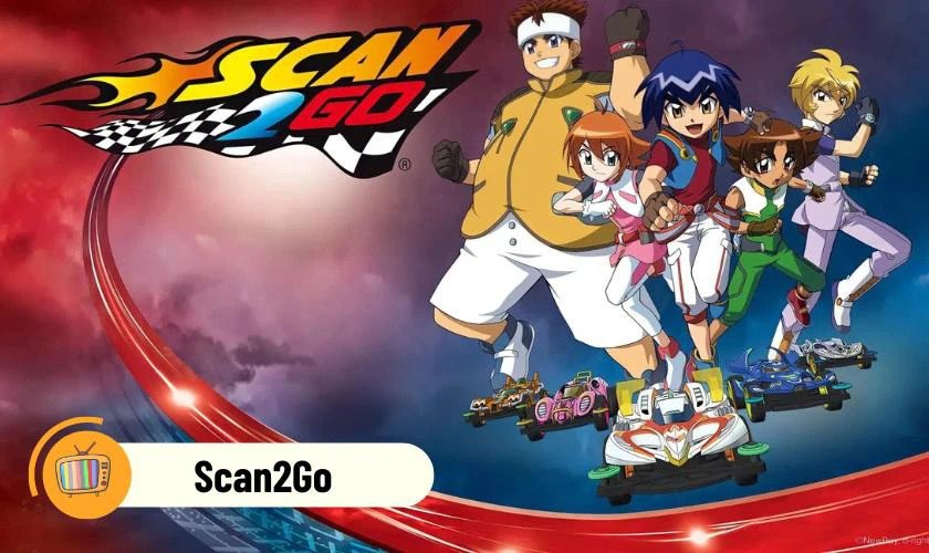 Hình ảnh chiếc xe đua Scan2Go với thiết kế tương lai đang tăng tốc