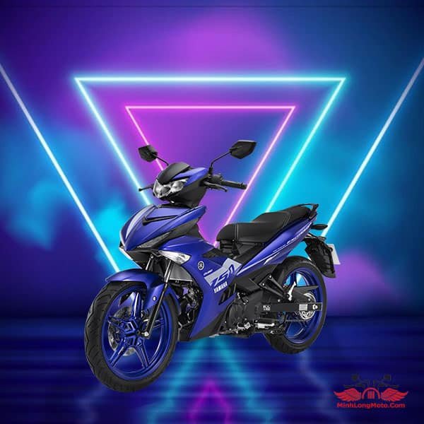 Hình ảnh chiếc xe với màu xanh GP đặc trưng