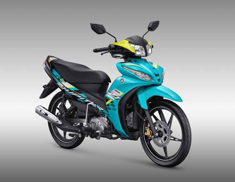Hình ảnh chiếc Yamaha Jupiter được trang bị thêm thùng chở hàng phía sau