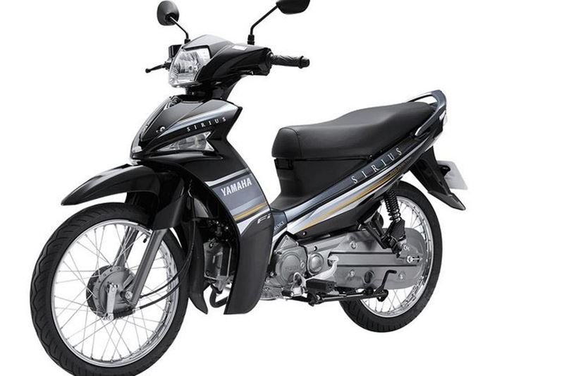 Hình ảnh chiếc Yamaha Sirius đang được sử dụng để vận chuyển hàng hóa