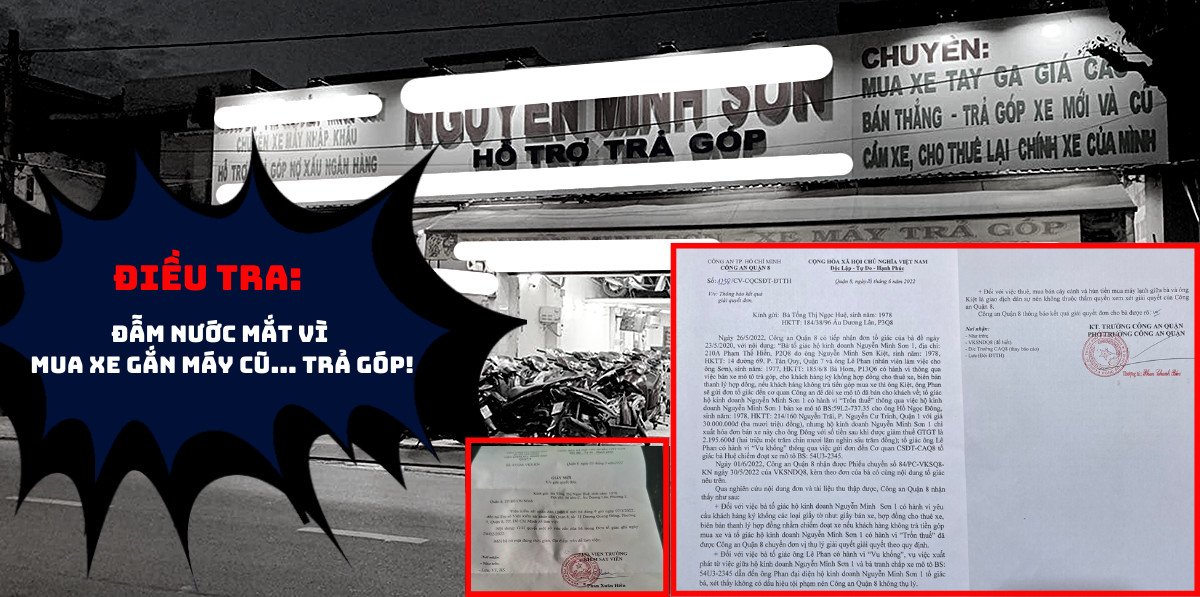 Hình ảnh cơ quan điều tra làm việc với các bên liên quan