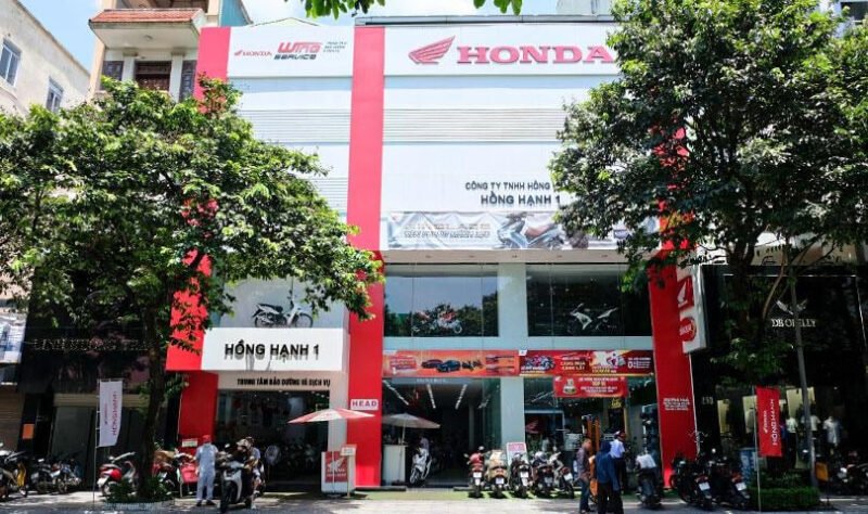 Hình ảnh đại diện cho một chi nhánh của đại lý xe máy lớn tại Việt Nam