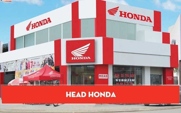 Hình ảnh đại lý xe máy Honda trưng bày sản phẩm