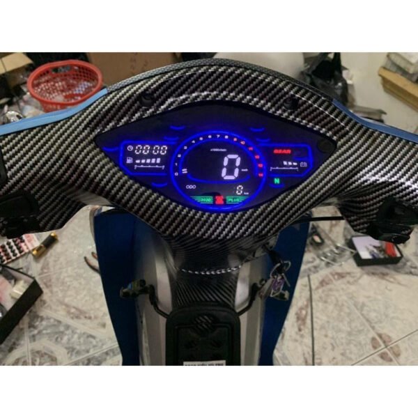 Hình ảnh đồng hồ điện tử xe máy Wave hiện đại