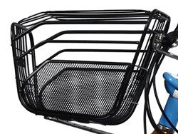 Hình ảnh giỏ xe đạp điện được làm bằng nhựa tổng hợp tiện lợi