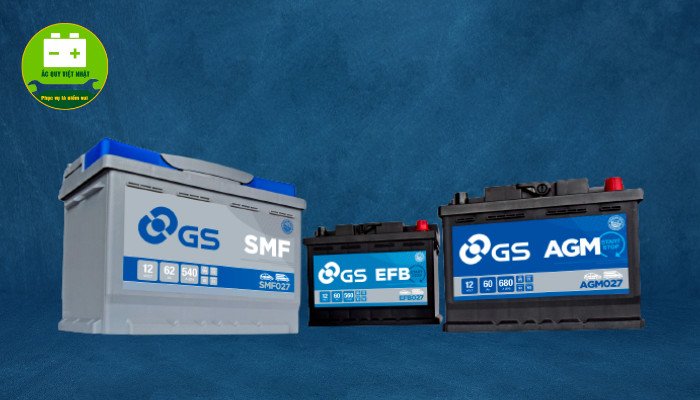 Hình ảnh minh họa bình ắc quy GS
