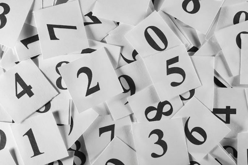 Hình ảnh minh họa các con số may mắn trong phong thủy