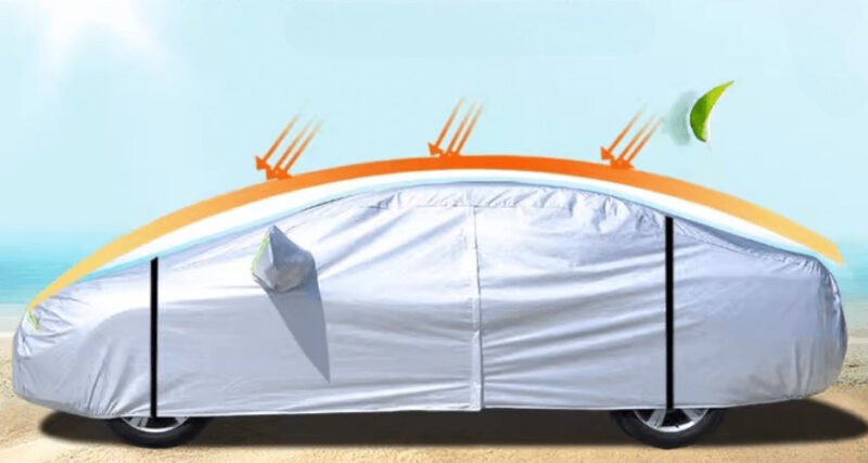 Hình ảnh minh họa các loại bạt phủ xe ô tô