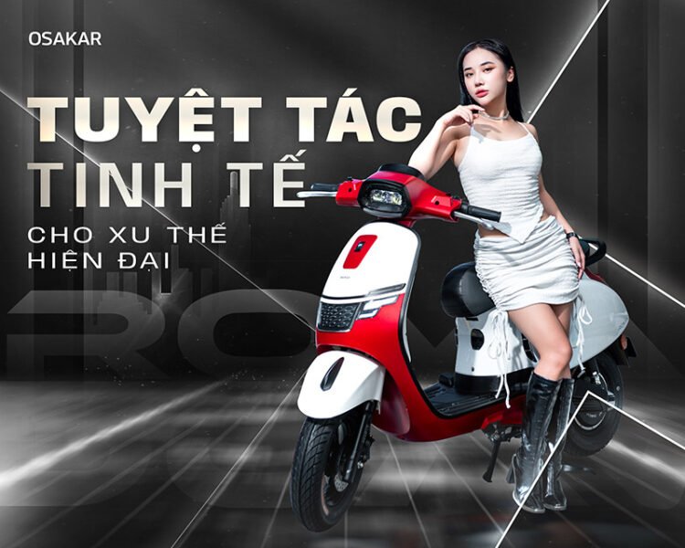 Hình ảnh minh họa các loại xe điện khác nhau trên đường phố