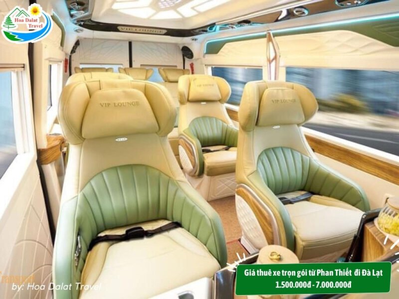 Hình ảnh minh họa các loại xe du lịch từ Phan Thiết đi Đà Lạt