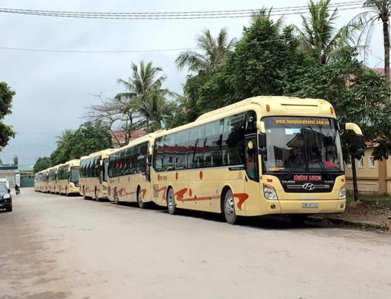 Hình ảnh minh họa các loại xe khách chất lượng cao của nhà xe trên tuyến Hà Nội - Quảng Bình