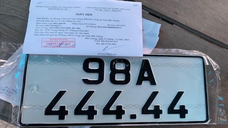 Hình ảnh minh họa các loại xe máy mang biển số 98 tại Bắc Giang