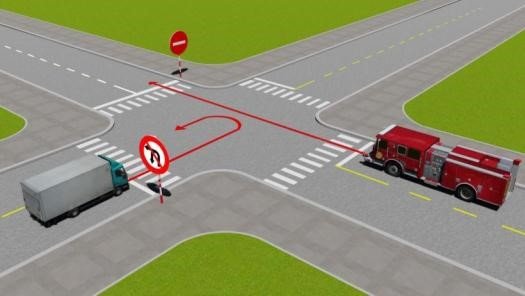 Hình ảnh minh họa các loại xe ưu tiên đang thực hiện nhiệm vụ