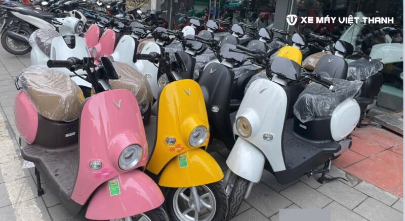 Hình ảnh minh họa các mẫu xe máy điện VinFast giá rẻ