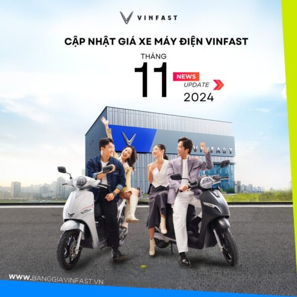 Hình ảnh minh họa các mẫu xe máy điện VinFast với mức giá ưu đãi năm 2024