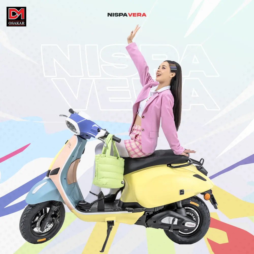 Hình ảnh minh họa các yếu tố ảnh hưởng đến khả năng di chuyển của xe điện kiểu dáng Vespa