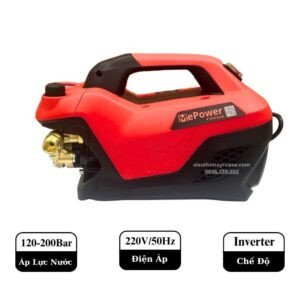 Hình ảnh minh họa cách sử dụng vòi phun bọt tuyết của máy rửa xe tại nhà