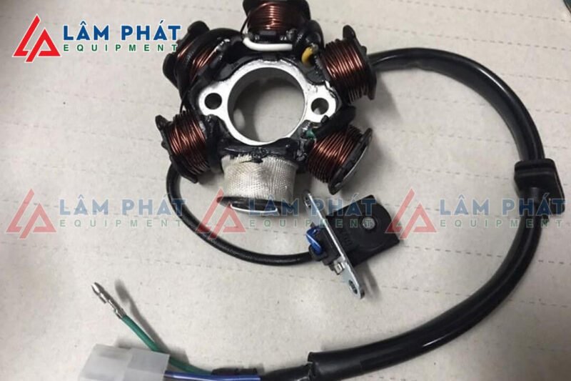 Hình ảnh minh họa cấu tạo và hoạt động của hệ thống đánh lửa xe máy