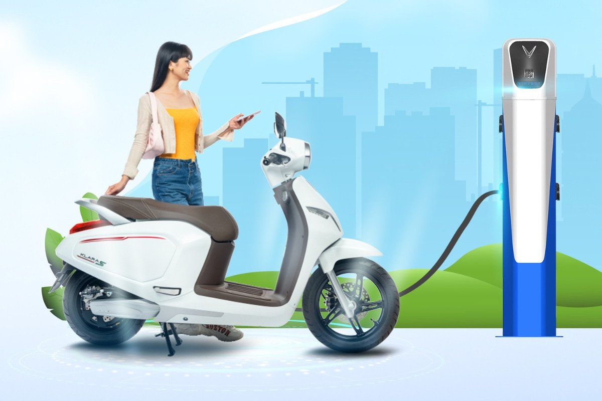 Hình ảnh minh họa chi phí vận hành thấp của xe điện VinFast Klara S