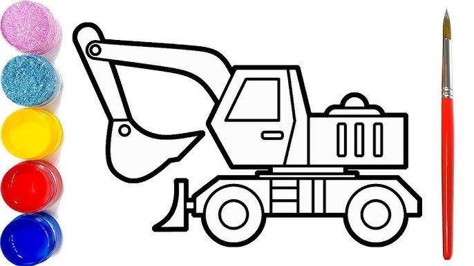 Hình ảnh minh họa chi tiết cấu tạo của cần cẩu 4 bánh