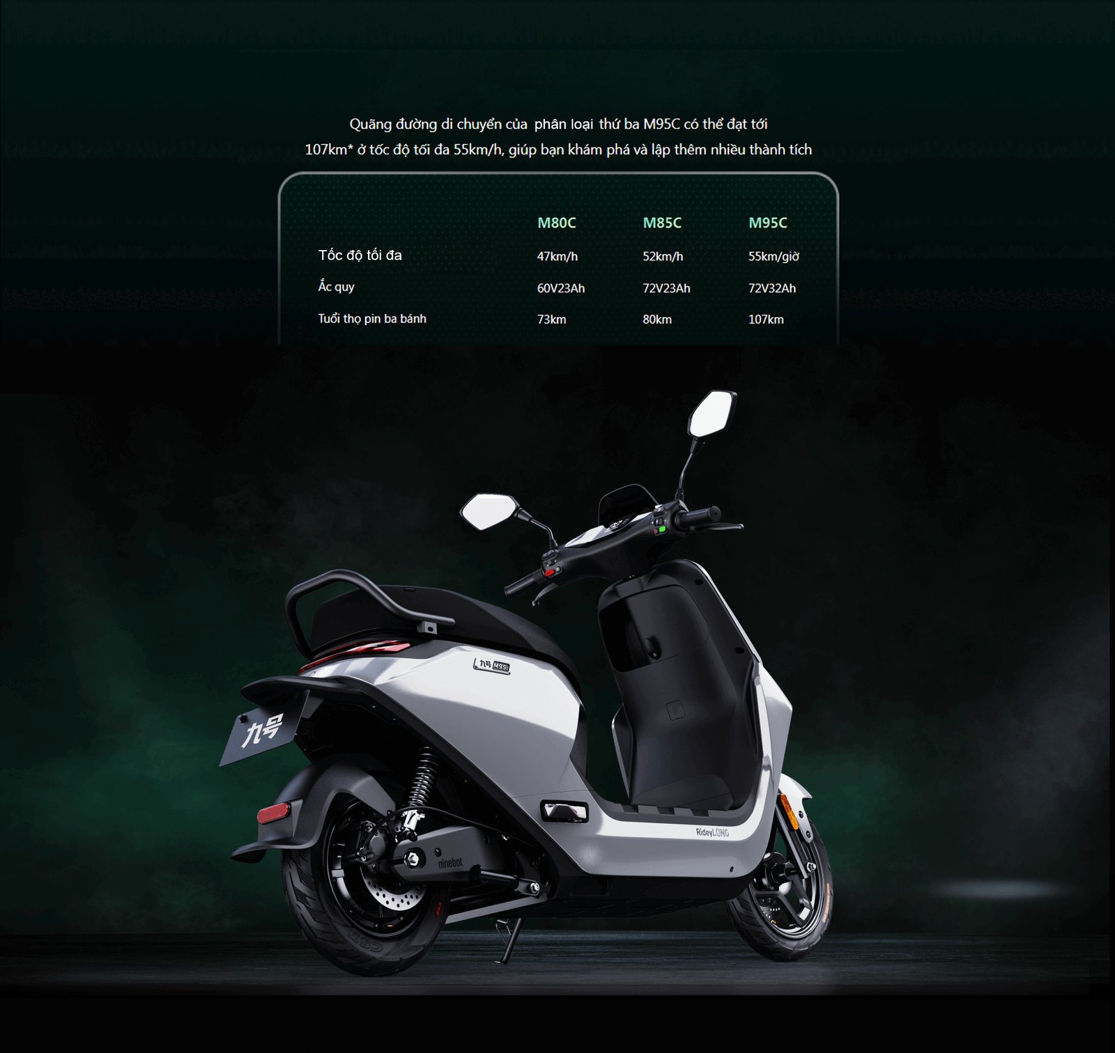 Hình ảnh minh họa công nghệ lốp xe thế hệ mới trên xe điện Xiaomi