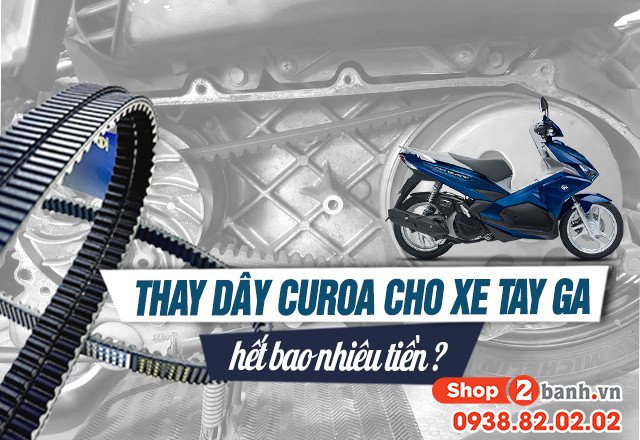 Hình ảnh minh họa dây curoa xe tay ga cần thay thế