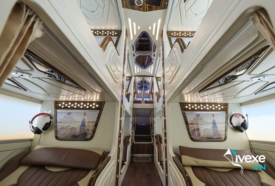 Hình ảnh minh họa không gian nội thất sang trọng của dòng xe Limousine 22 phòng