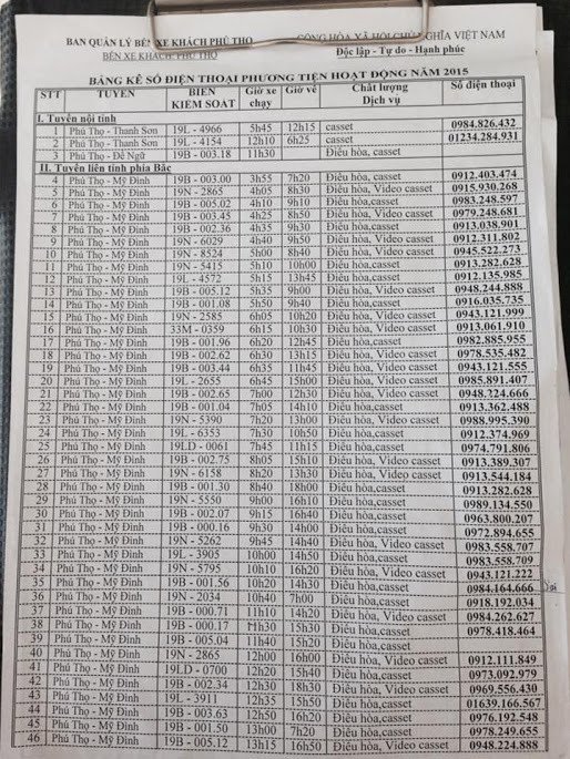 Hình ảnh minh họa một chiếc xe khách đang đỗ tại bến xe