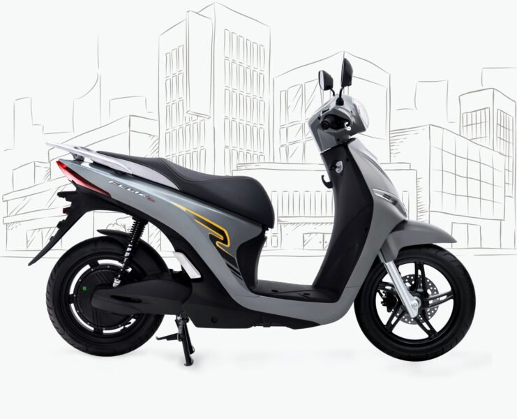 Hình ảnh minh họa một chiếc xe máy điện neo với thiết kế trẻ trung năng động