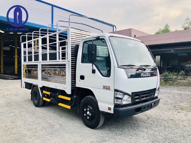 Hình ảnh minh họa một chiếc xe tải 1.4 tấn đang di chuyển trên đường phố