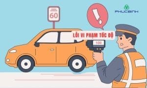 Hình ảnh minh họa mức phạt đối với xe ô tô qua camera