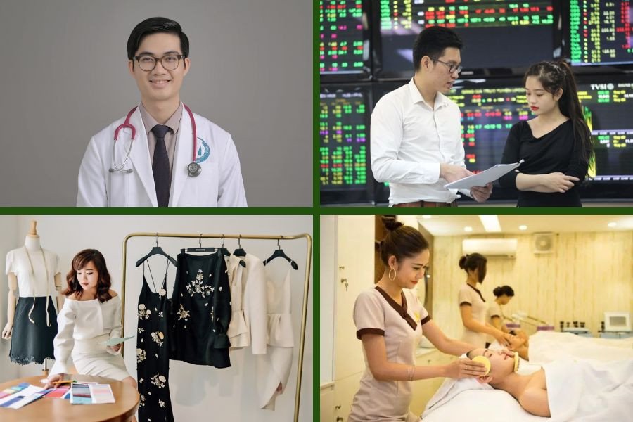 Hình ảnh minh họa nam và nữ tuổi Kỷ Tỵ đang làm việc trong các lĩnh vực phù hợp