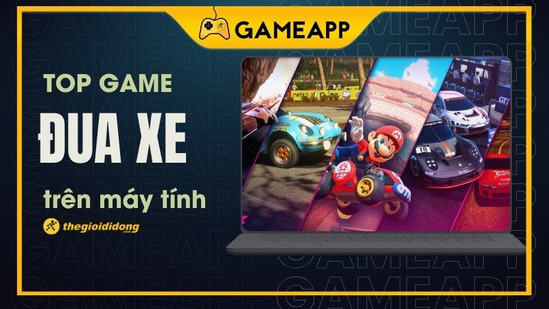 Hình ảnh minh họa những chiếc xe đua thể thao trên đường đua hiện đại với đồ họa chi tiết