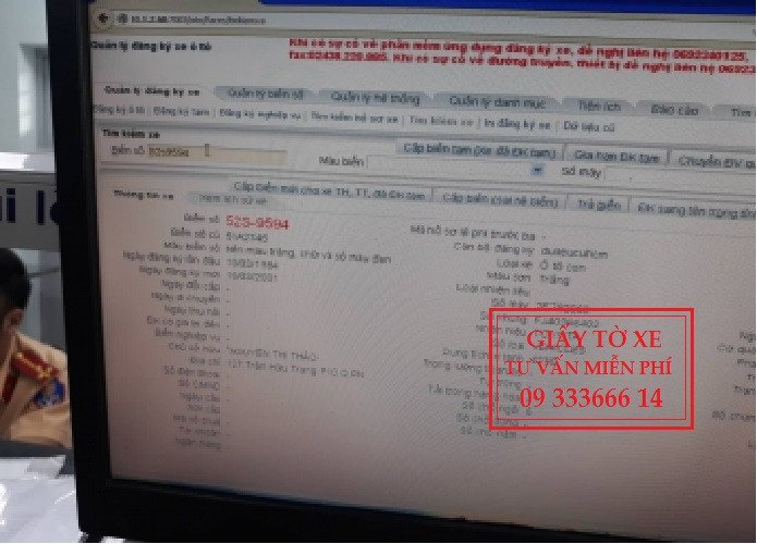 Hình ảnh minh họa quá trình chuẩn bị giấy tờ sang tên xe máy