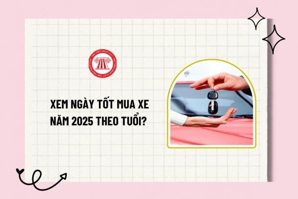 Hình ảnh minh họa quá trình xem ngày tốt để nhận xe ô tô mới