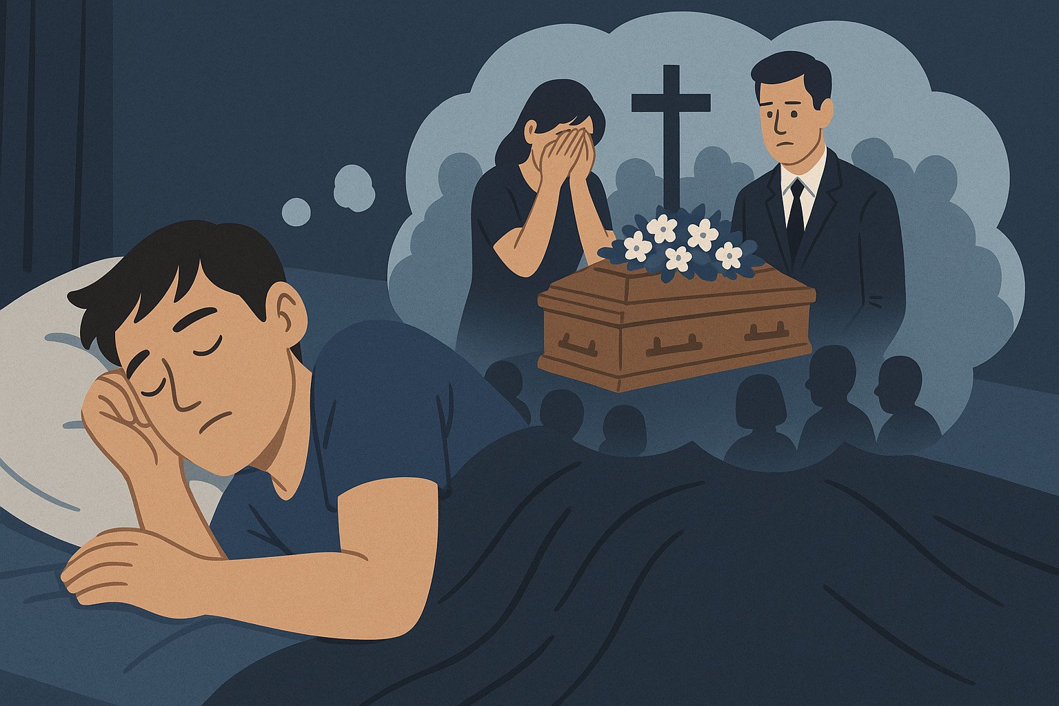 Hình ảnh minh họa sự lo lắng khi mơ thấy tai nạn của người thân