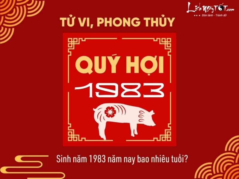 Tính Tuổi Chính Xác: **1983 bao nhiêu tuổi** Năm Nay