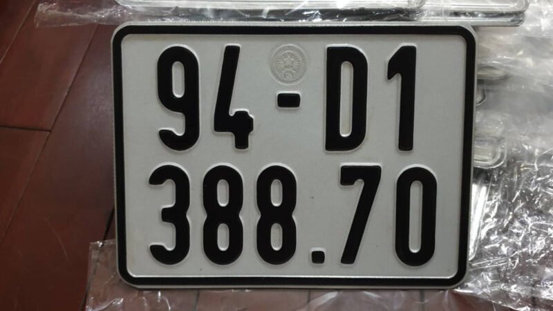 Hình ảnh minh họa về biển số xe 94 tại Bạc Liêu