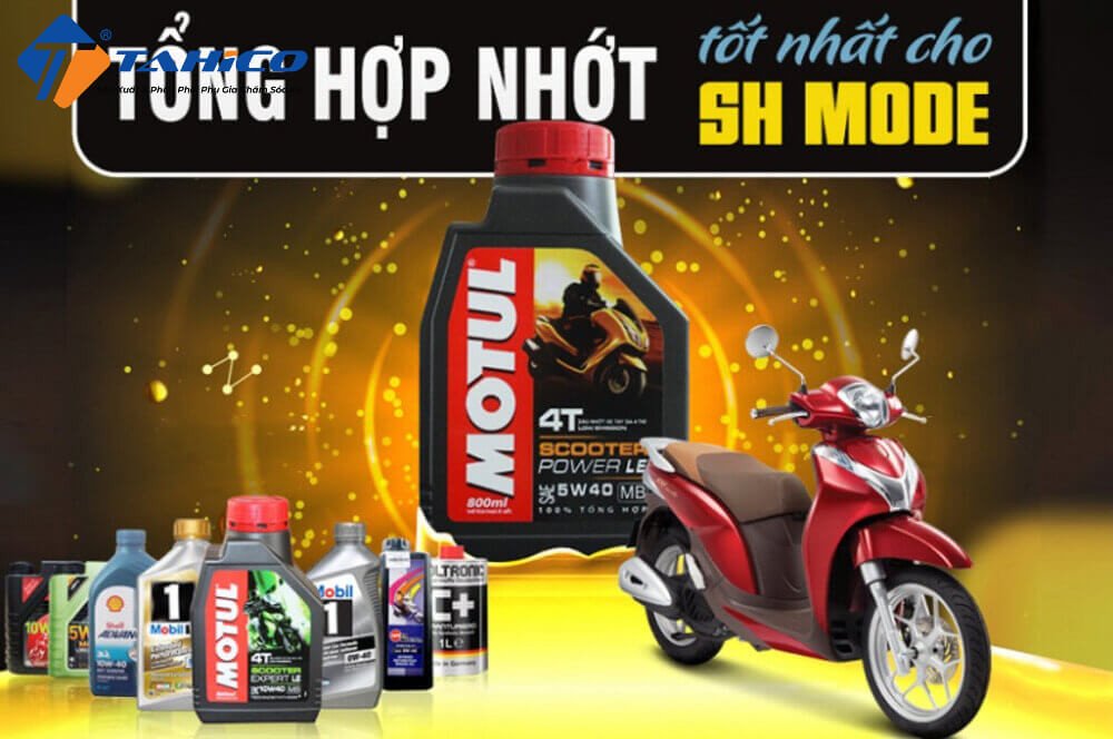 Hình ảnh minh họa về các loại dầu nhớt xe tay ga Honda và chi phí thay thế