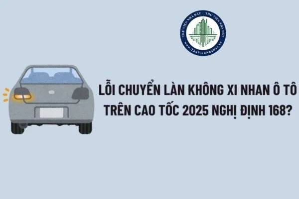 Hình ảnh minh họa việc tài xế quên bật xi nhan khi chuyển làn trên đường cao tốc