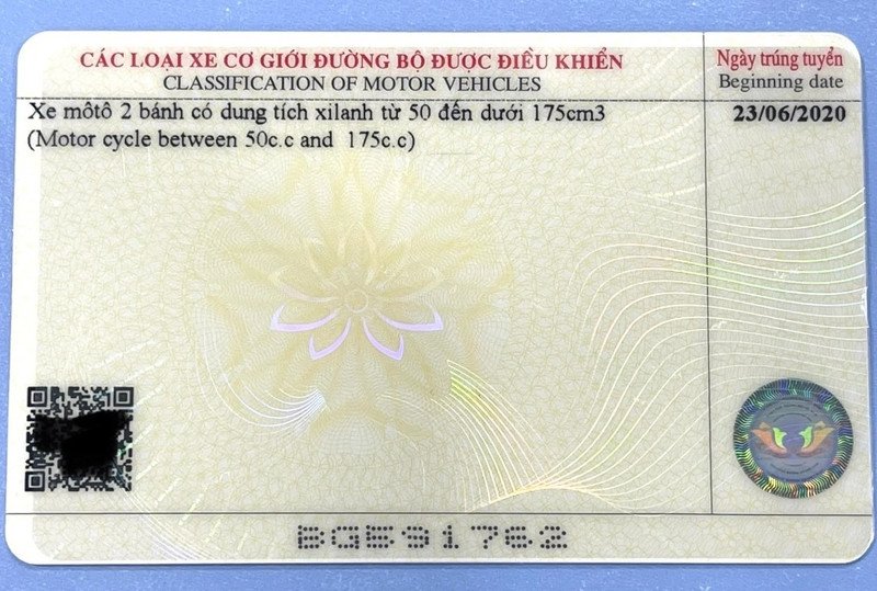 Hình ảnh minh họa việc tra cứu thông tin bằng lái xe thông qua mã định danh