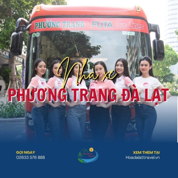 Hình ảnh minh họa xe Phương Trang với logo rõ ràng