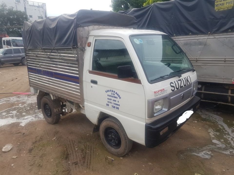 Hình ảnh minh họa xe tải Suzuki 500kg đời 2014 thùng bạt và thùng kín