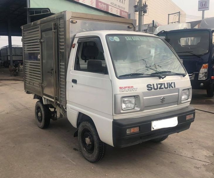 Hình ảnh minh họa xe tải Suzuki 500kg đời 2018 thùng kín và thùng lửng