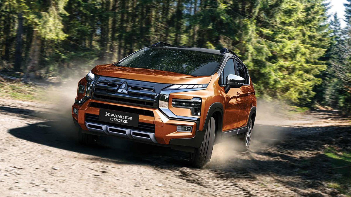 Hình ảnh Mitsubishi Xpander Cross đang được trưng bày